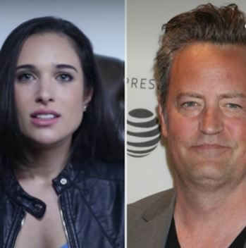 Molly Hurwitz and her former fiance Matthew Perry.